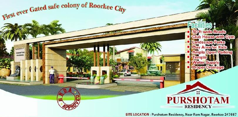 Purshotam Residency, Roorkee - 3 BHK Affordable Flats