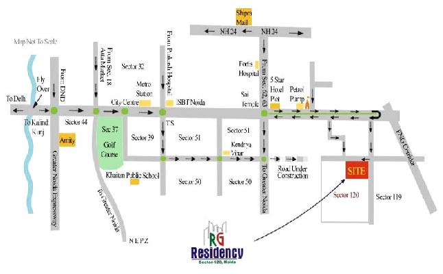RG Residency, Noida - 1, 2 & 3 Bedroom Apartments