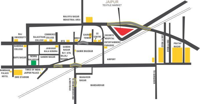 JTM Mall – Jaipur Textile Market, Jaipur - Commercial Office Space