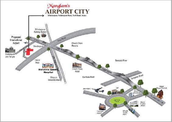 Manglam Airport City, Jaipur - Beautifully Landscaped Plots