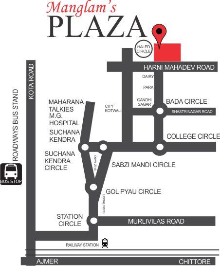 Manglam Plaza, Bhilwara - 1BHK & 3BHK Apartments