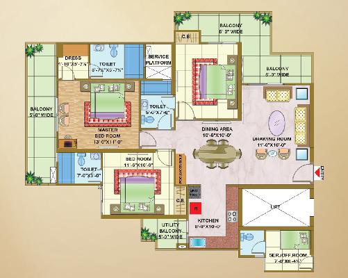 Nandini Metro Suites Bliss, Ghaziabad - Nandini Metro Suites Bliss