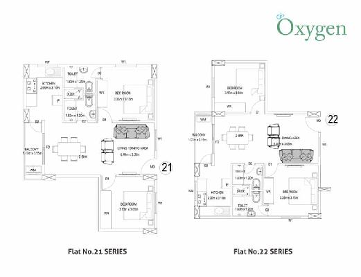 Confident Sarjapur Oxygen, Bangalore - 2 BHK & 3 BHK Apartments