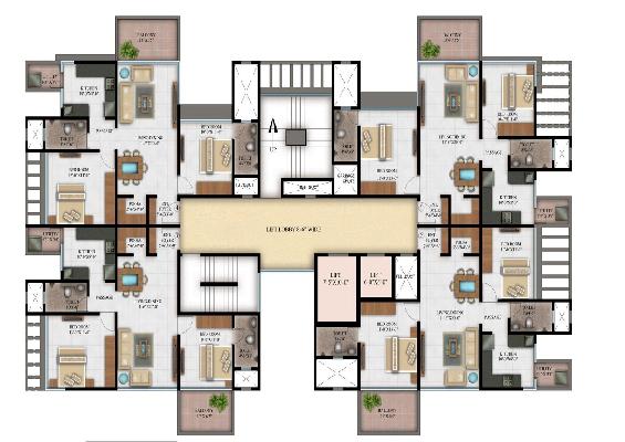 Ganga Aurum Park, Pune - 2BHK & 2.5BHK Apartments
