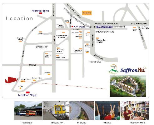 Saffron Hill, Thane - 1 & 2 BHK Apartments
