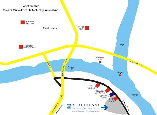 Omaxe Waterfront Hitech City, Prayagraj - Residential Plots