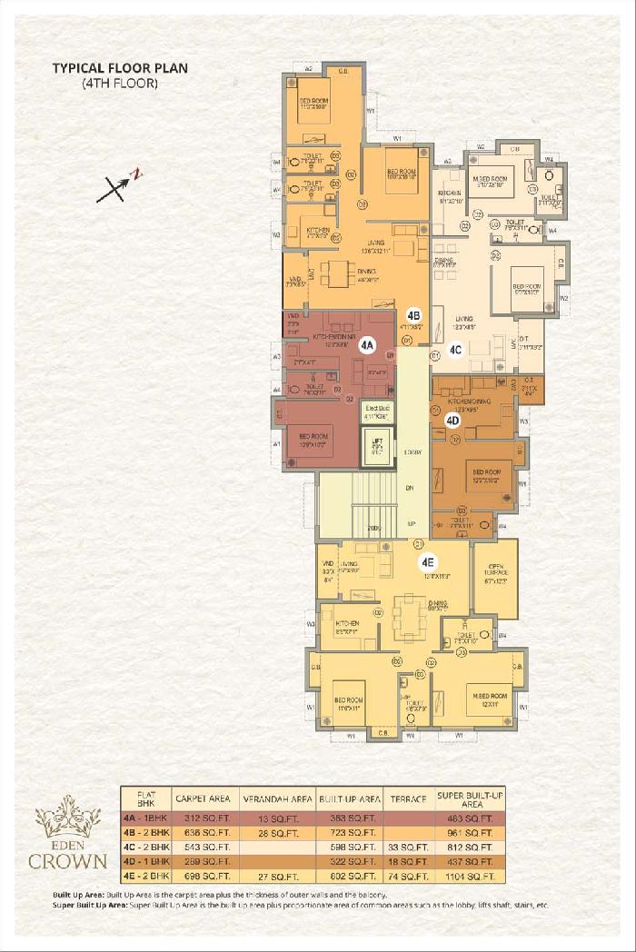 Eden Crown, Kolkata - Eden Crown