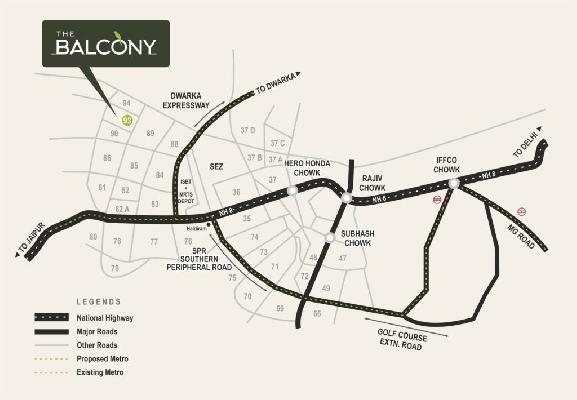 The Balcony, Gurgaon - 2 BHK Flats