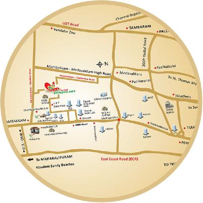 Catalunya City Phase II, Chennai - 2, 3 BHK Apartments