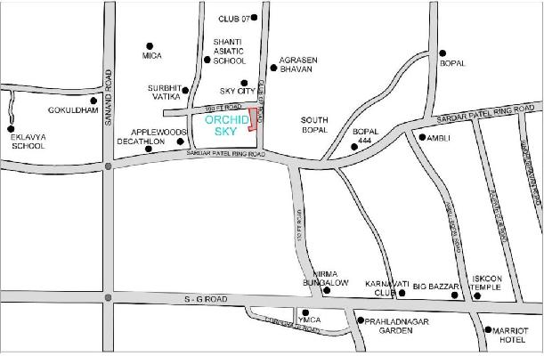 Orchid Sky, Ahmedabad - 3 BHK Residential Apartments