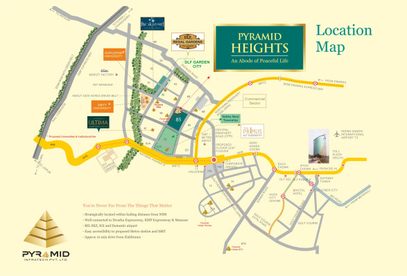 Pyramid Heights, Gurgaon - 1/2 BHK Apartments