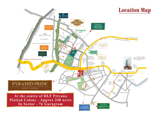 Pyramid Pride, Gurgaon - 2 BHK Apartment