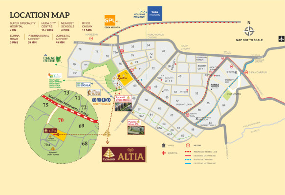 Pyramid Altia, Gurgaon - 1/3 BHK Apartments