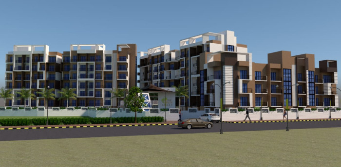 The Green Crest, Navi Mumbai - 1/2/3 BHK Apartments