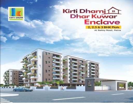 Kirti Dharni Dhar Kuwar Enclave, Patna - 2/3 BHK Apartment