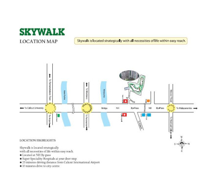 TC One SkyWalk, Kozhikode - 1/2/3 BHK Apartments