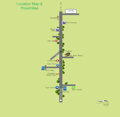 Cosmos Valley, Siliguri - 3/4 BHK Apartment