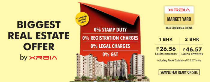Xrbia Market Yard, Pune - 1/2/3 BHK Apartments