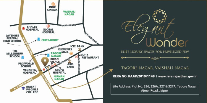 Elegant Wonder, Jaipur - 3 BHK Apartment
