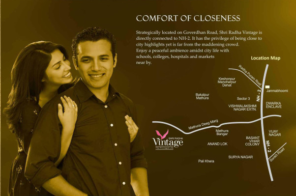 Shri Radha Vintage, Mathura - 1/2/3 BHK Apartments