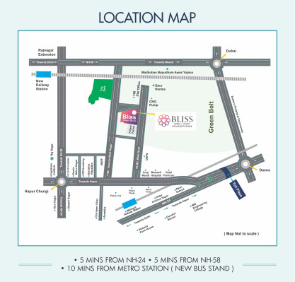 Bliss Square, Ghaziabad - Shop & Office Space