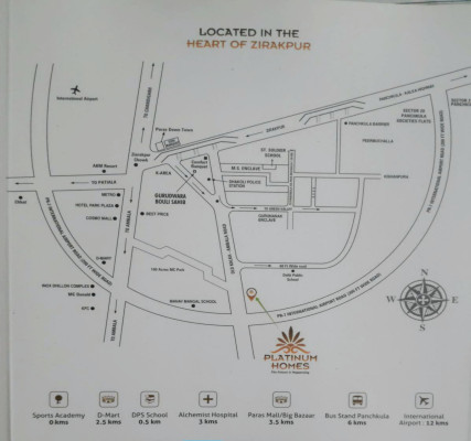 Platinum Homes, Mohali - 2/3 BHK Apartment