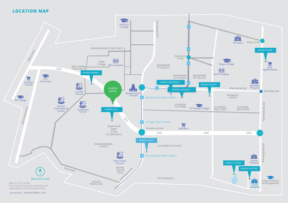 Adarsh Astria, Bangalore - 2/3 BHK Apartment