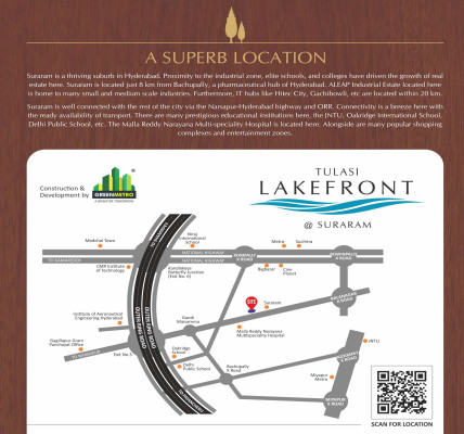 Tulasi Lake Front, Hyderabad - 2/3 BHK Apartment