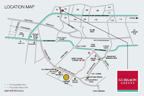 Emaar MGF Gurgaon Greens, Gurgaon - 3 & 4 BHK Premium Apartments