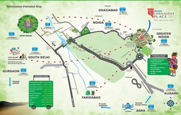 Omaxe Connaught Place, Greater Noida - Retails & Office Space