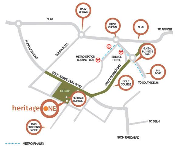 Heritage One, Gurgaon - 3 & 4 Bedroom Apartments