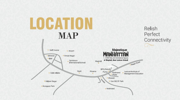 Majestique Manhattan, Pune - 1/2 BHK Apartment