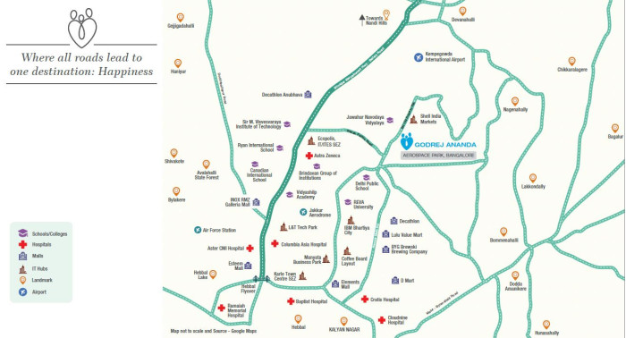 Godrej Ananda, Bangalore - 2/3 BHK & Studio Apartment