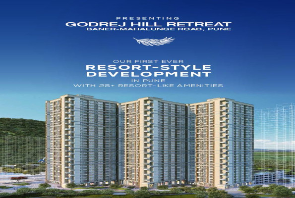 Godrej Hill Retreat, Pune - 2/3 BHK Apartment