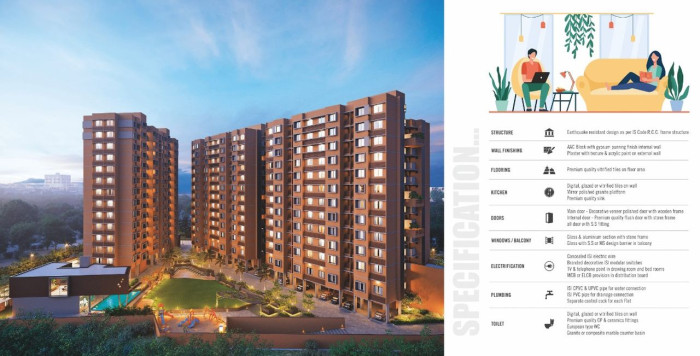 Arise Atlantis, Ahmedabad - 2 BHK Apartment