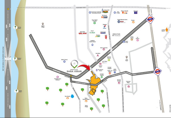 Codename Sara Virar, Mumbai - 1/2 BHK Apartment