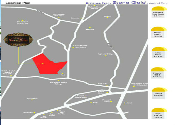 Stone Gold Industrial Park, Silvassa - Commercial Plots