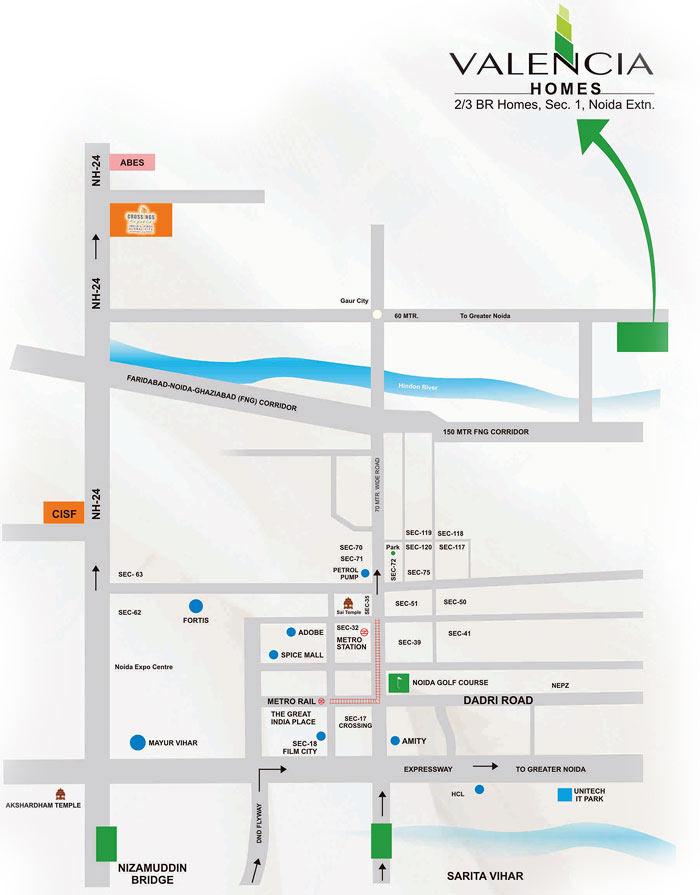 Civitech Valencia Homes, Greater Noida - 2/3 BHK Semi Furnished Apartments