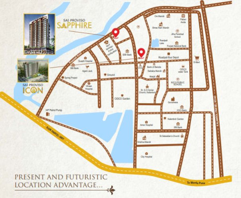Sai Proviso Icon, Navi Mumbai - 1/2 BHK Apartment