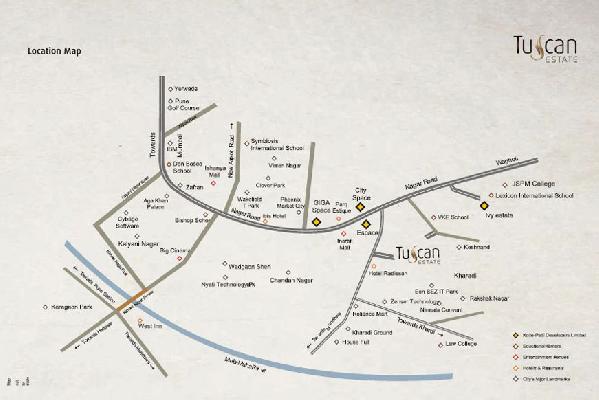 Tuscan Estate, Pune - 3 Bedroom Apartments