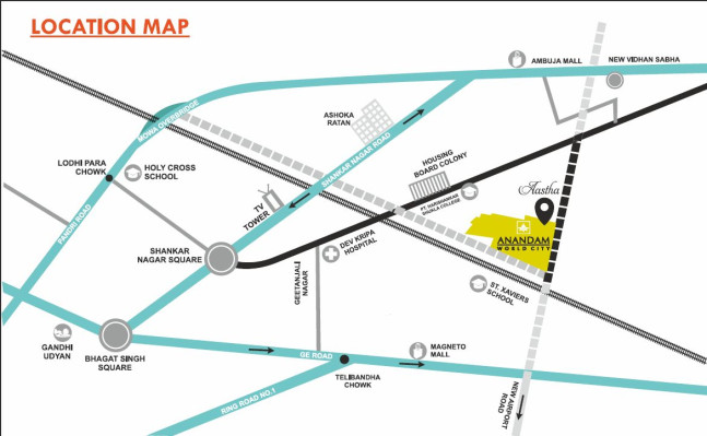 Anandam Aastha, Raipur - 2/3 BHK Apartment