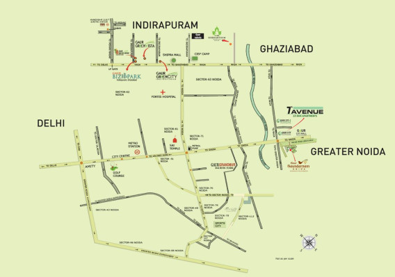 Gaur City 7th Avenue, Greater Noida - 2/3 BHK Apartment