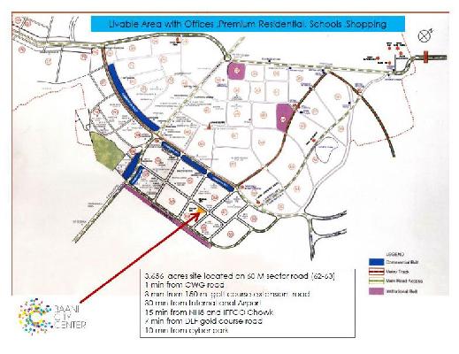 Baani City Centre, Gurgaon - Commercial Shops