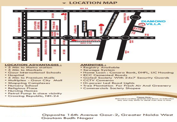 Diamond Villas, Greater Noida - 2/3/4/6 BHK Luxurious Villa