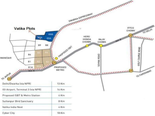 Vatika Plots, Gurgaon - Residential Plots