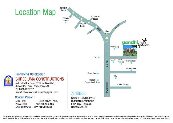 Gandhi Garden, Bhubaneswar - 2 BHK Luxury Apartments