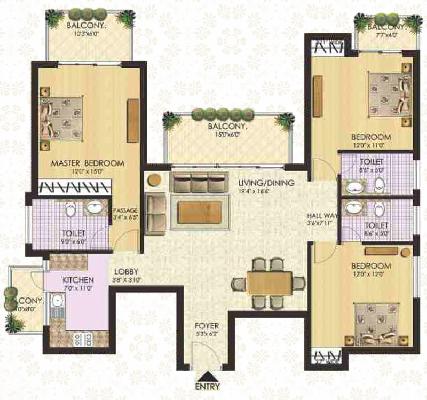 The Coralwood, Gurgaon - 2 & 3 BHK Apartments