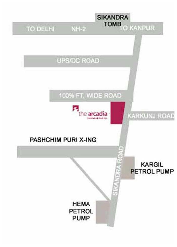 The Arcadia, Agra - Retail Offices, Hotel & Cinemas