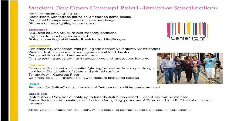 Baani Center Point, Gurgaon - Commercial Retail Shops