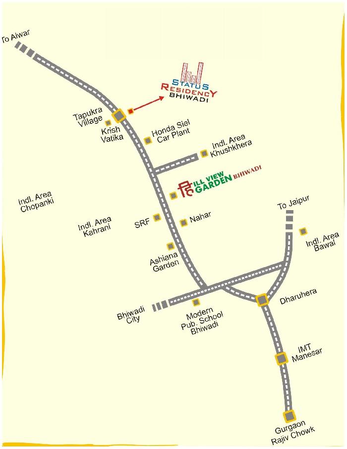 Status Residency, Bhiwadi - 2BHK/3BHK Apartments
